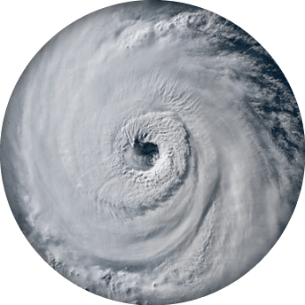 Satellite view. Hurricane Florence over the Atlantics close to the US coast . Elements of this image furnished by NASA.